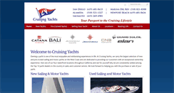Desktop Screenshot of cruisingyachts.net